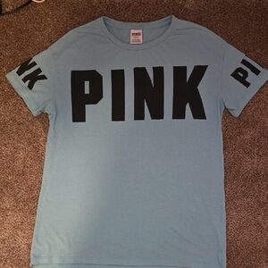 Victoria's Secret PINK Blue T-Shirt